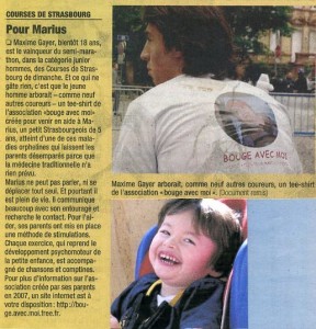 Maxime Gayer, vainqueur du semi-marathon junior
